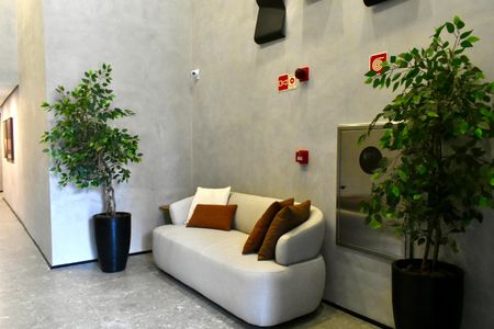 Studio para alugar com 27m², 0 quarto e sem vaga Studio para alugar com 27m², 0 quarto e sem vagaHall de entrada