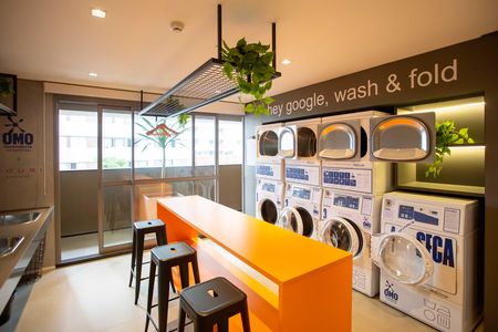 Studio para alugar com 33m², 1 quarto e sem vagaÁrea comum - Lavanderia