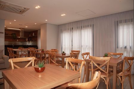 Apartamento para alugar com 28m², 1 quarto e sem vagaÁrea comum - Salão de festas