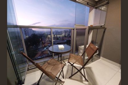 Studio à venda com 25m², 1 quarto e sem vagaVaranda