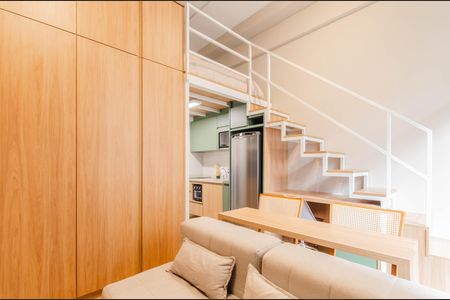 Studio para alugar com 31m², 1 quarto e sem vaga Studio para alugar com 31m², 1 quarto e sem vagaSala