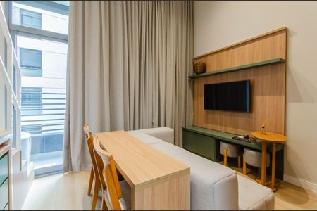 Studio para alugar com 31m², 1 quarto e sem vaga Studio para alugar com 31m², 1 quarto e sem vagaSala