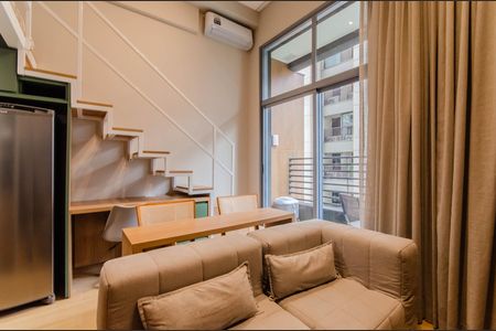 Studio para alugar com 31m², 1 quarto e sem vaga Studio para alugar com 31m², 1 quarto e sem vagaSala