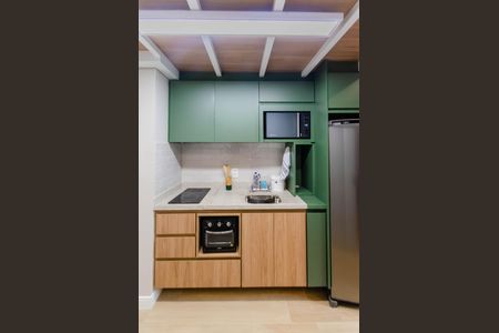 Studio para alugar com 31m², 1 quarto e sem vaga Studio para alugar com 31m², 1 quarto e sem vagaCozinha