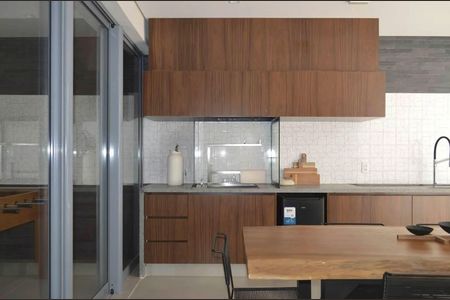 Studio para alugar com 31m², 1 quarto e sem vaga Studio para alugar com 31m², 1 quarto e sem vagaÁrea comum - Espaço Gourmet