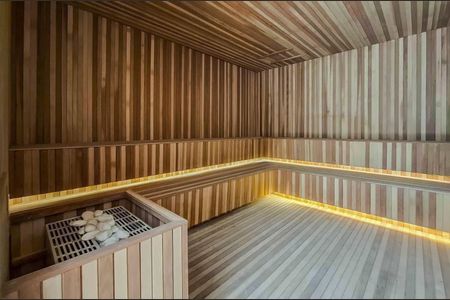 Studio para alugar com 31m², 1 quarto e sem vaga Studio para alugar com 31m², 1 quarto e sem vagaÁrea comum - Sauna