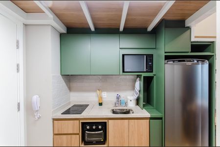 Studio para alugar com 31m², 1 quarto e sem vaga Studio para alugar com 31m², 1 quarto e sem vagaCozinha