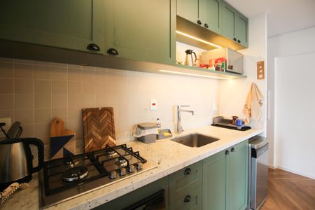 Apartamento à venda com 54m², 1 quarto e 1 vagaCozinha