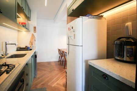Apartamento à venda com 54m², 1 quarto e 1 vagaCozinha
