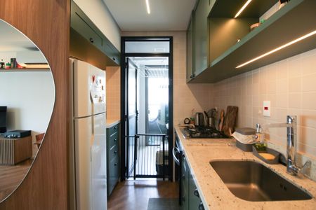 Apartamento à venda com 54m², 1 quarto e 1 vagaCozinha