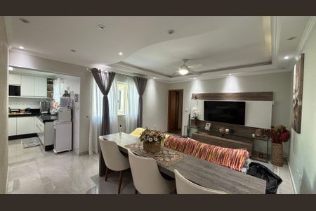 Sala  de apartamento à venda com 3 quartos, 160m² em Vila Camilópolis, Santo André