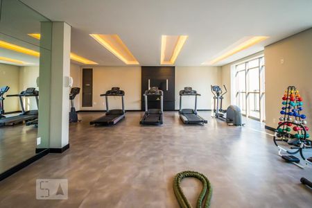 Apartamento para alugar com 41m², 1 quarto e 1 vaga Apartamento para alugar com 41m², 1 quarto e 1 vagaÁrea comum - Academia