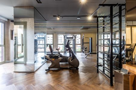 Studio para alugar com 24m², 1 quarto e sem vaga Studio para alugar com 24m², 1 quarto e sem vagaÁrea comum - Academia