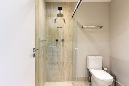 Studio para alugar com 24m², 1 quarto e sem vaga Studio para alugar com 24m², 1 quarto e sem vagaBanheiro