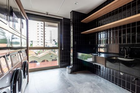 Studio para alugar com 24m², 1 quarto e sem vaga Studio para alugar com 24m², 1 quarto e sem vagaLavanderia