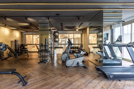 Studio para alugar com 24m², 1 quarto e sem vaga Studio para alugar com 24m², 1 quarto e sem vagaÁrea comum - Academia