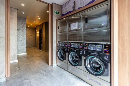 Studio para alugar com 24m², 1 quarto e sem vaga Studio para alugar com 24m², 1 quarto e sem vagaLavanderia