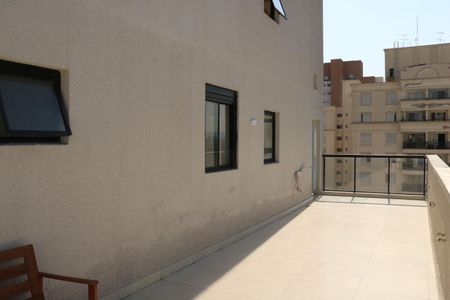 Varanda do Studio de kitnet/studio à venda com 1 quarto, 33m² em Pompeia, São Paulo