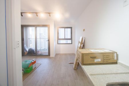Studio para alugar com 25m², 1 quarto e sem vaga Studio para alugar com 25m², 1 quarto e sem vagaCozinha