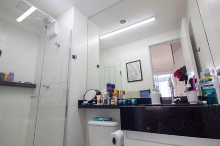 Apartamento para alugar com 32m², 1 quarto e sem vagaBanheiro da Suíte