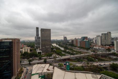 Vista da Varanda de apartamento à venda com 1 quarto, 37m² em Pinheiros, São Paulo