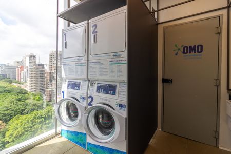 Studio para alugar com 26m², 1 quarto e sem vaga Studio para alugar com 26m², 1 quarto e sem vagaÁrea comum - Lavanderia