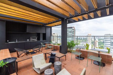 Studio para alugar com 26m², 1 quarto e sem vaga Studio para alugar com 26m², 1 quarto e sem vagaÁrea comum - Churrasqueira