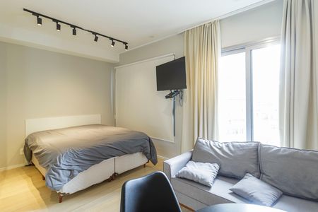 Studio para alugar com 27m², 1 quarto e sem vaga Studio para alugar com 27m², 1 quarto e sem vagaSala/Quarto