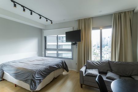 Studio para alugar com 27m², 1 quarto e sem vaga Studio para alugar com 27m², 1 quarto e sem vagaSala/Quarto