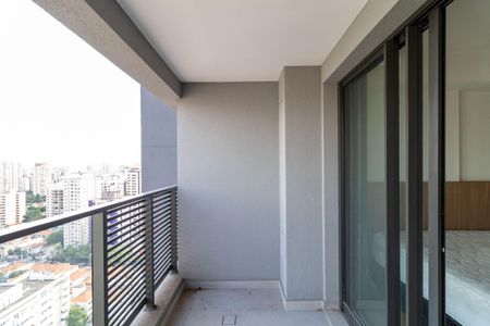 Studio para alugar com 27m², 1 quarto e sem vagaVaranda 