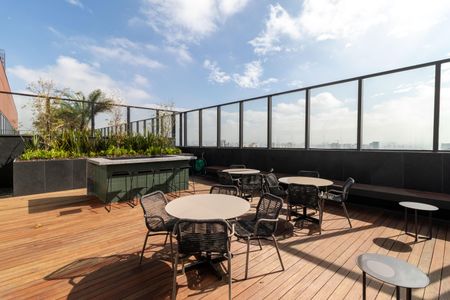 Studio para alugar com 27m², 1 quarto e sem vagaÁrea comum - Salão de festas