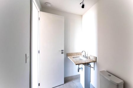 Banheiro da Suíte de apartamento à venda com 1 quarto, 49m² em Vila Mariana, São Paulo