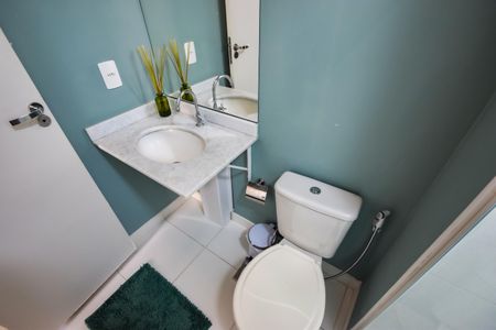 Apartamento à venda com 56m², 2 quartos e 1 vagaBanheiro Social