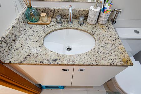 Apartamento à venda com 74m², 3 quartos e 1 vagaBanheiro da Suíte