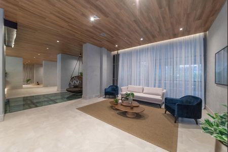 Studio para alugar com 33m², 1 quarto e 1 vagaHall Social