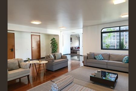 Sala de Estar de apartamento à venda com 4 quartos, 280m² em Jardim Paulista, São Paulo