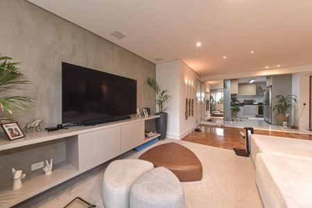 Sala de apartamento à venda com 3 quartos, 130m² em Campo Belo, São Paulo