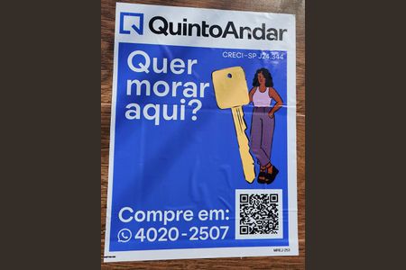 Apartamento à venda com 28m², 1 quarto e sem vagaFachada e Placa