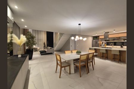 Casa de condomínio à venda com 300m², 4 quartos e 2 vagasSala de Jantar