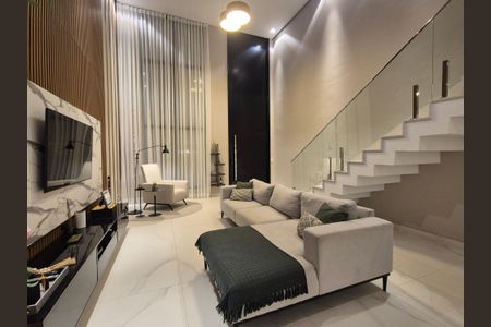 Casa de condomínio à venda com 300m², 4 quartos e 2 vagasSala