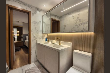 Casa de condomínio à venda com 300m², 4 quartos e 2 vagasBanheiro da suíte 2