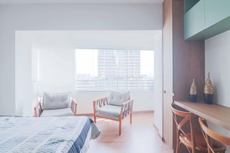 Studio à venda com 24m², 1 quarto e 1 vagaStudio - Quarto e Cozinha