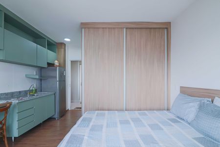 Studio à venda com 24m², 1 quarto e 1 vagaStudio - Quarto e Cozinha