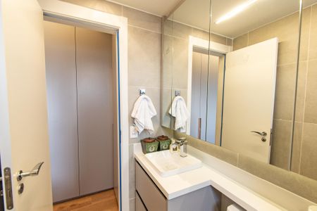 Apartamento à venda com 72m², 2 quartos e 1 vagaBanheiro da suíte 1