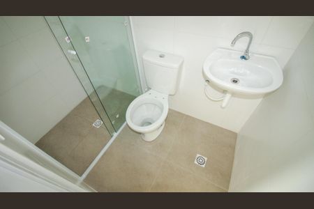 Studio para alugar com 30m², 1 quarto e sem vaga Studio para alugar com 30m², 1 quarto e sem vagaBanheiro