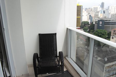 Studio para alugar com 33m², 1 quarto e sem vagaSacada