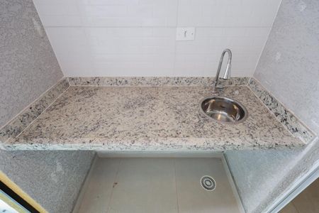 Apartamento à venda com 28m², 1 quarto e sem vaga Apartamento à venda com 28m², 1 quarto e sem vagaVaranda gourmet