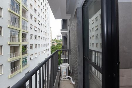 Apartamento à venda com 28m², 1 quarto e sem vagaVaranda