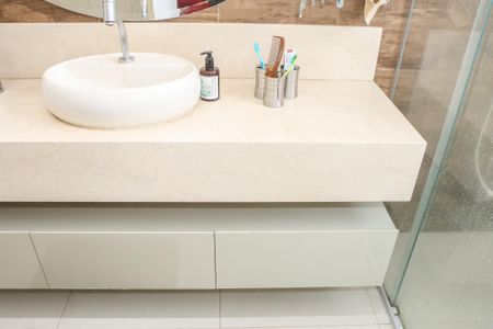 Apartamento à venda com 116m², 1 quarto e sem vagaBanheiro da Suíte