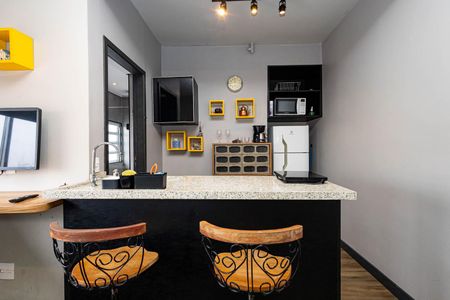 Studio para alugar com 30m², 1 quarto e sem vagaCozinha